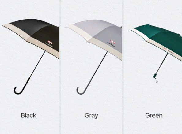 스타벅스 헌터 우산 미개봉 비닐 그대로 새상품 프리퀸시--2