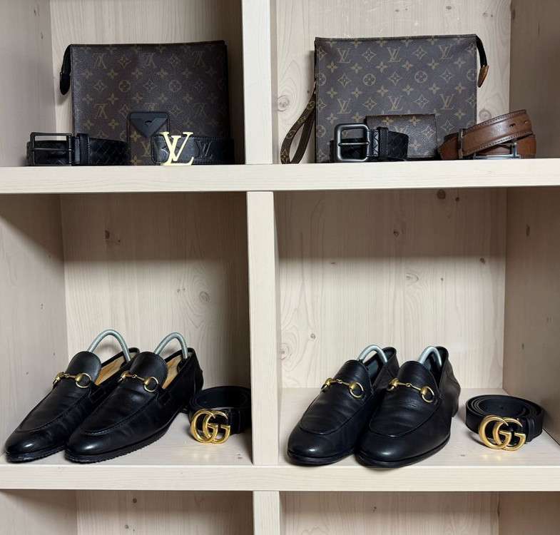 구찌 마몽 마몬트 씬 벨트 100 40 사이즈 공홈판 거의새거 판매합니다--9