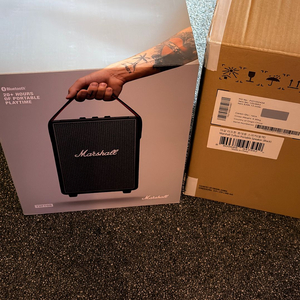 국내정발 미개봉 마샬 터프톤 블루투스 스피커