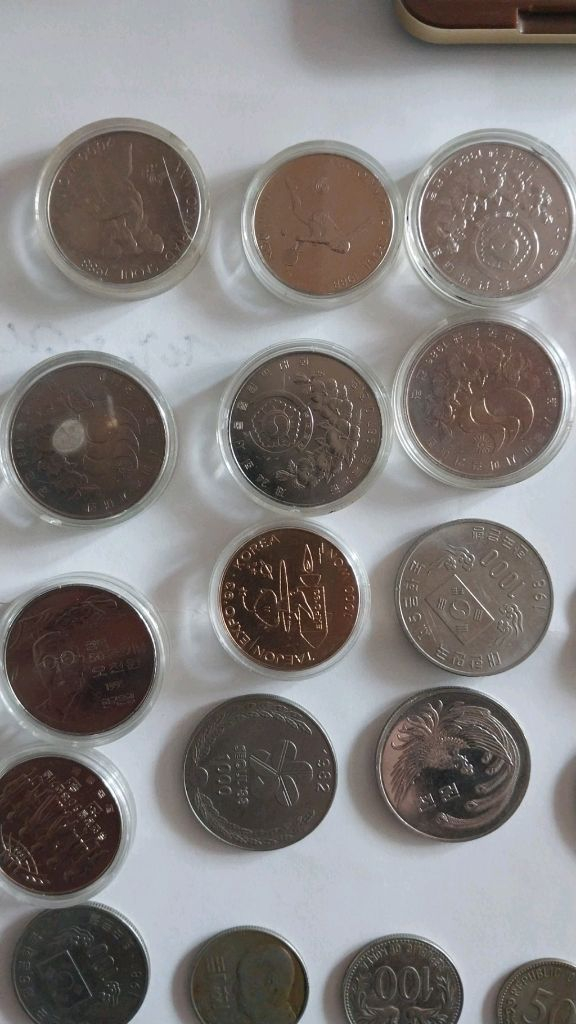 기념주화및옛날동전 이미지