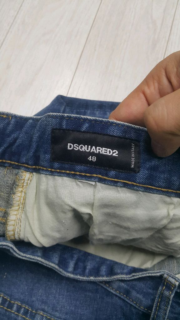 디스퀘어드2(사방스판) 레드탭 이태리진 32인치(No.937)S급! 드라이완료!--5