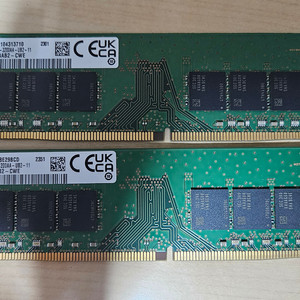 [RAM] 삼성전자 DDR4-3200 PC4-25600 32GB x2 (64GB) 램