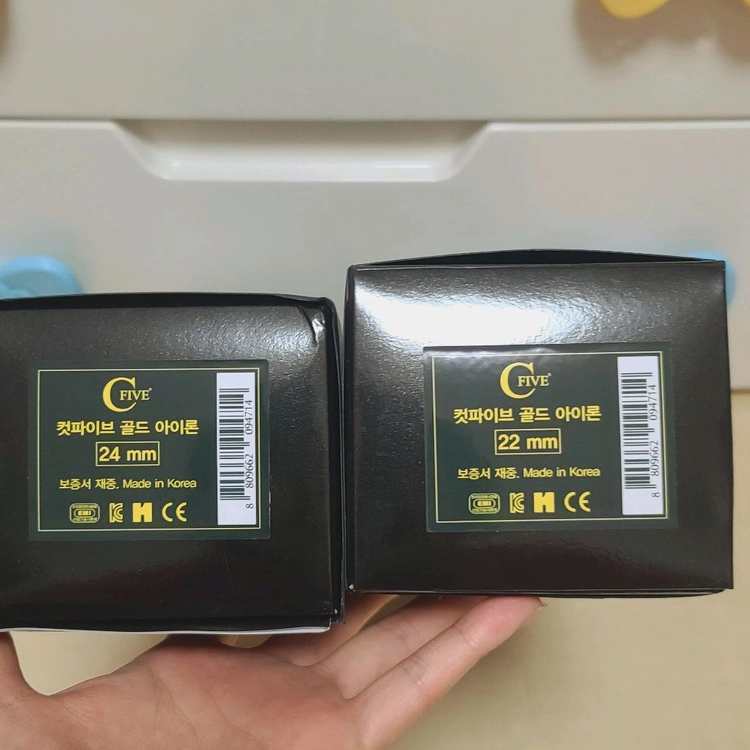 그루비 컷파이브 골드 아이롱 24mm 이미지