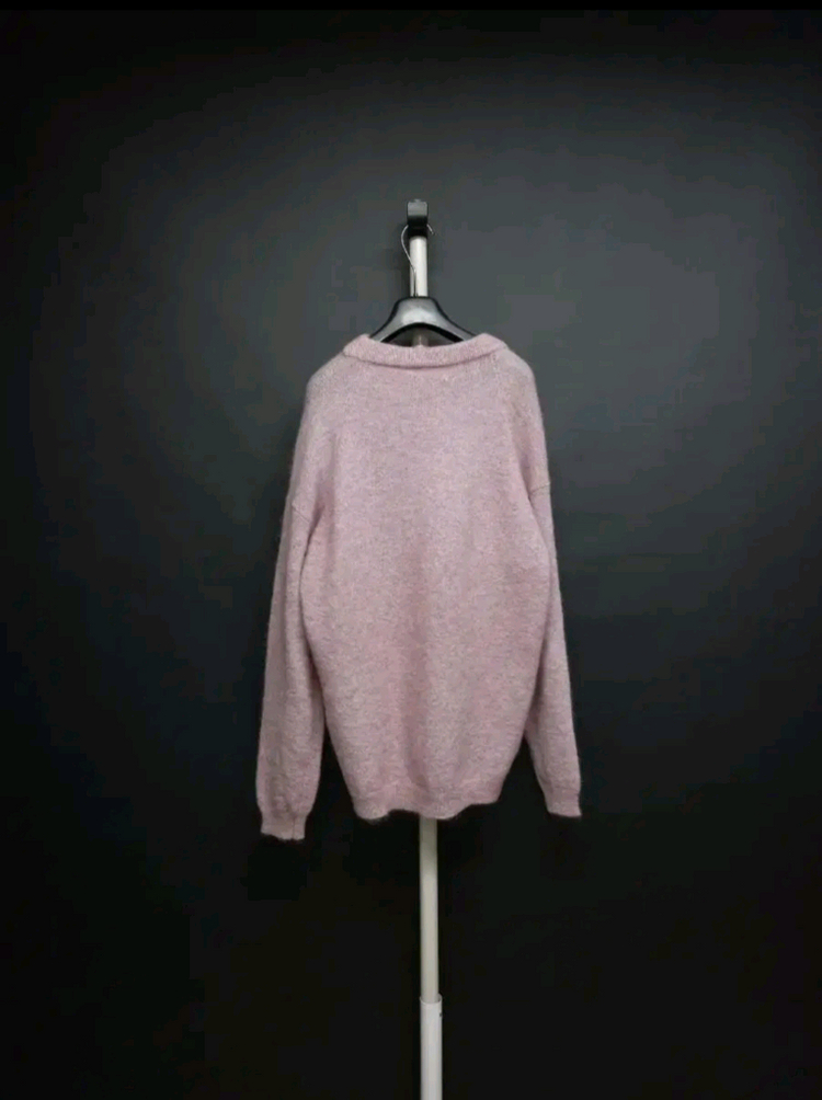 아크네스튜디오 우먼 로즈핑크 모헤어 니트 F--1