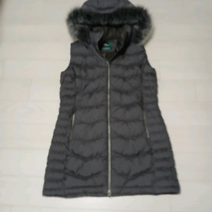 네파 여성 구스다운 롱 패딩 조끼 이미지