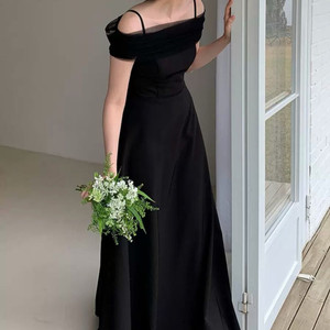 셀프웨딩드레스 블랙 스냅드레스 새상품 판매