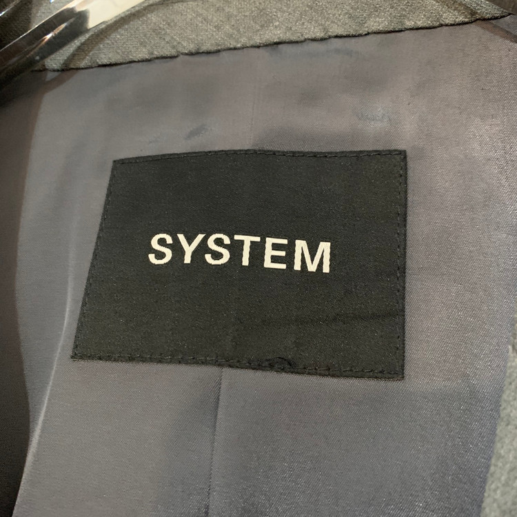 50 시스템옴므 22 레귤러핏 그레이 블레이저 자켓 이미지