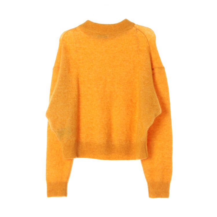 앤아더스토리즈 울64% 옐로우 루즈핏 니트 스웨터 S--1