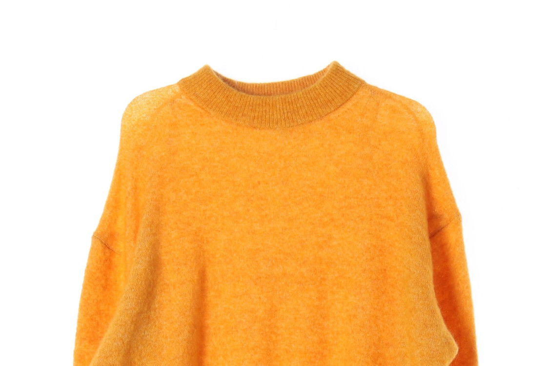 앤아더스토리즈 울64% 옐로우 루즈핏 니트 스웨터 S--2