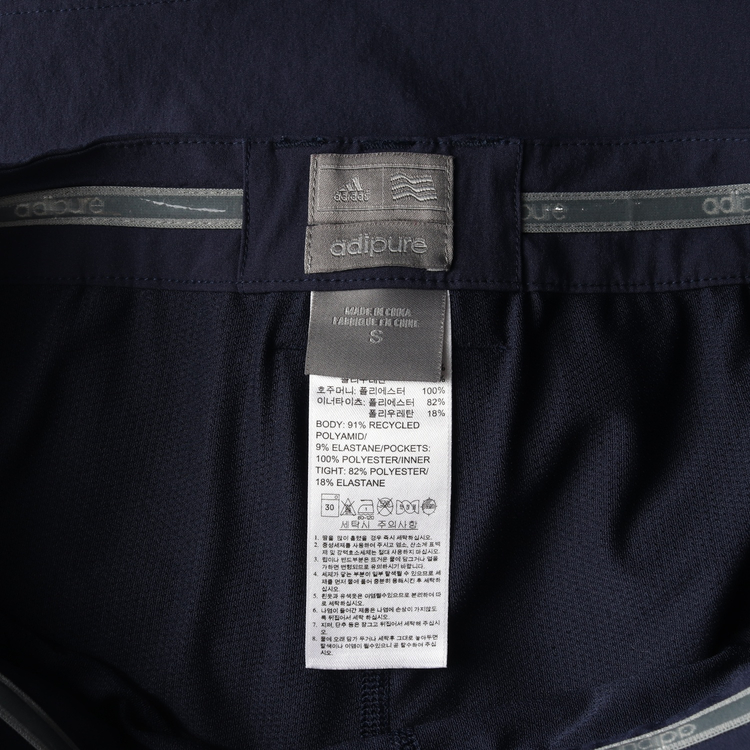 아디다스 골프 아디퓨어 네이비 미니 스커트 스코트 치마 바지 S--4