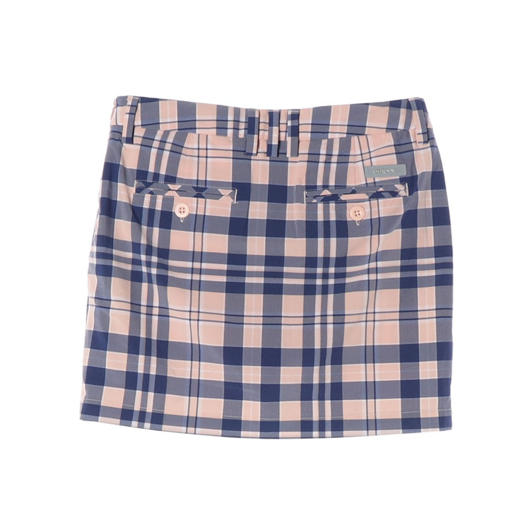 아디다스 골프 핑크 퍼플 체크 미니 스커트 치마 스코트 치마바지 S--1