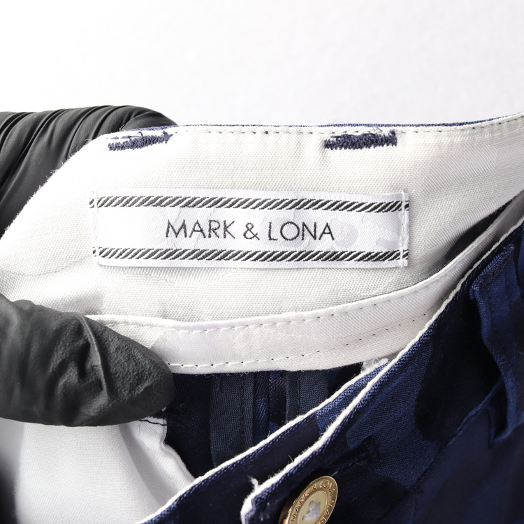 마크앤로나 골프 네이비 카모플라쥬 패턴 팬츠 바지 S--5