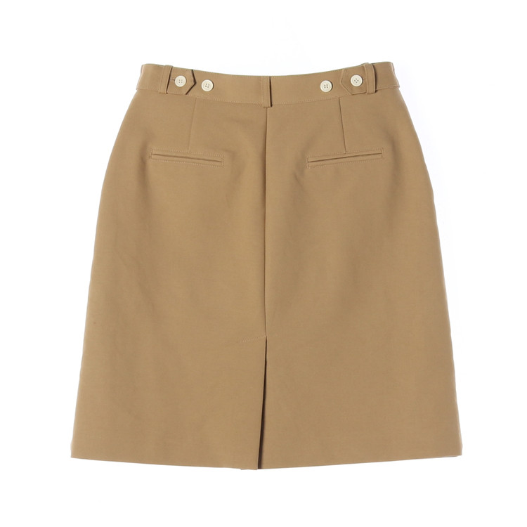 URAGO 유라고 23 베이지 A라인 코튼 스커트 면치마 M--1