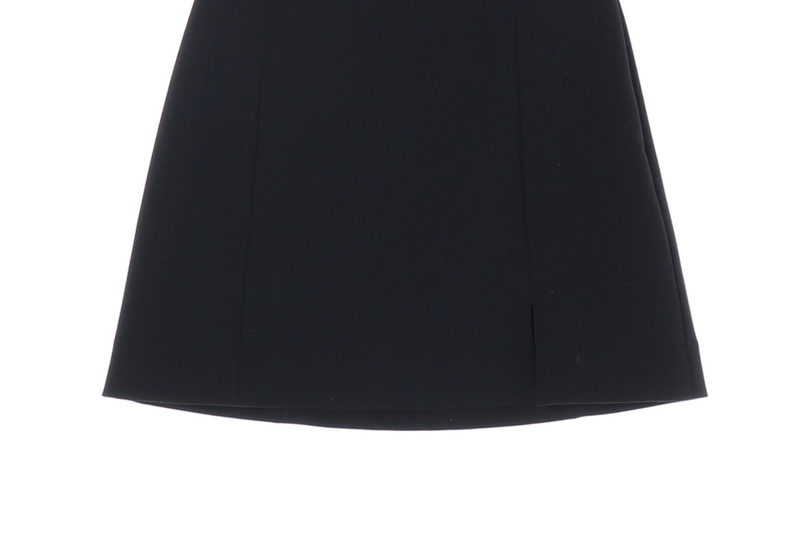앤아더스토리즈 블랙 슬릿 미니 플레어 스커트 치마 36--3