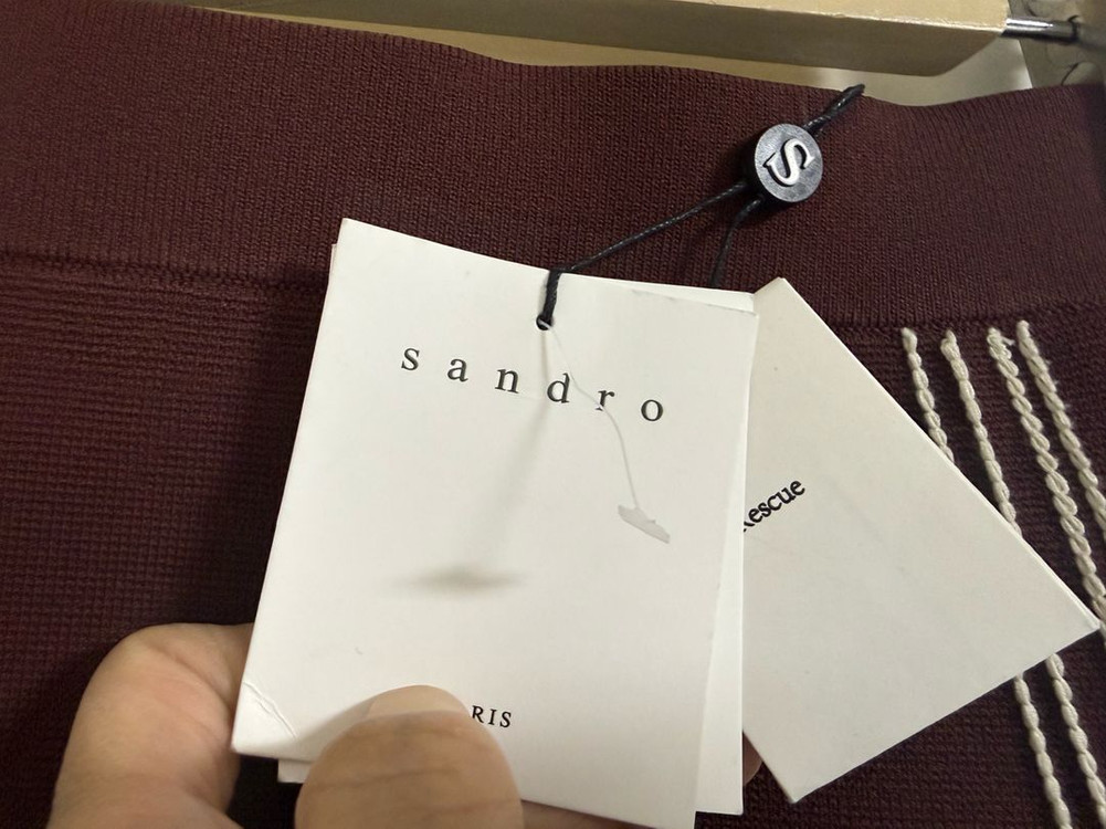 정품)산드로 니트 스커트 1--2