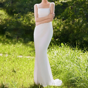 셀프웨딩드레스 화이트 스냅드레스 새상품 판매