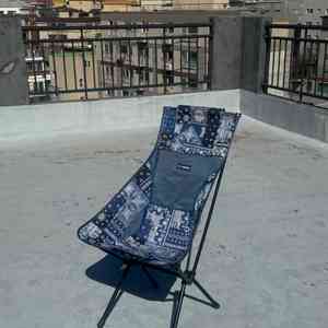 헬리녹스 선셋 체어 블루 반다나 퀼트 상태 S