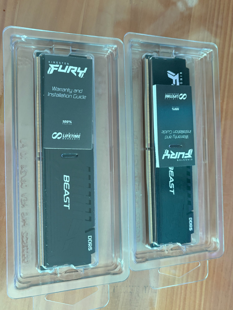 킹스톤 퓨리 비스트 DDR5 6000MHz 램 32gb (Kingston Fury Beast)--2