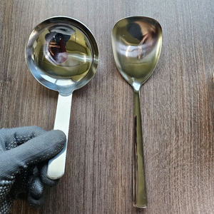 304스텐 짧은 국자+ 주걱 2개 일괄 가져가세요(새것)