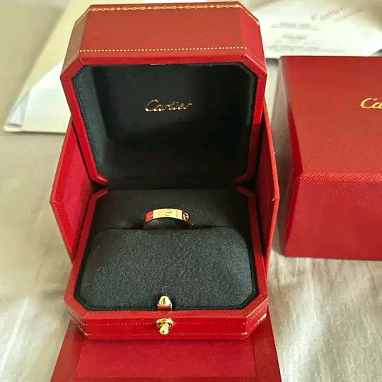 까르띠에 러브링, 커플링 다이아몬드 로즈골드 반지--2