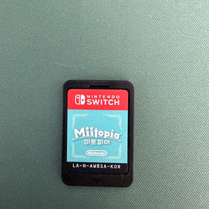 닌텐도 스위치 미토피아 알칩
