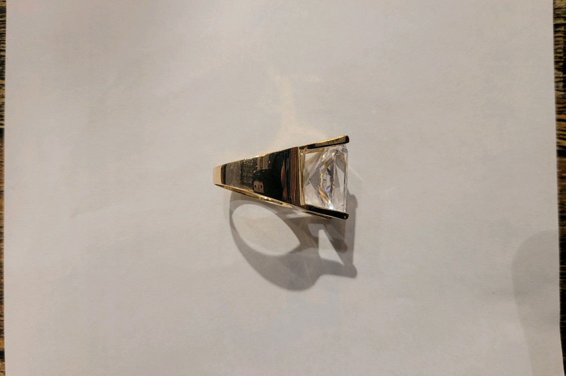 여성)14k 큐빅(지르코니아) 반지--3