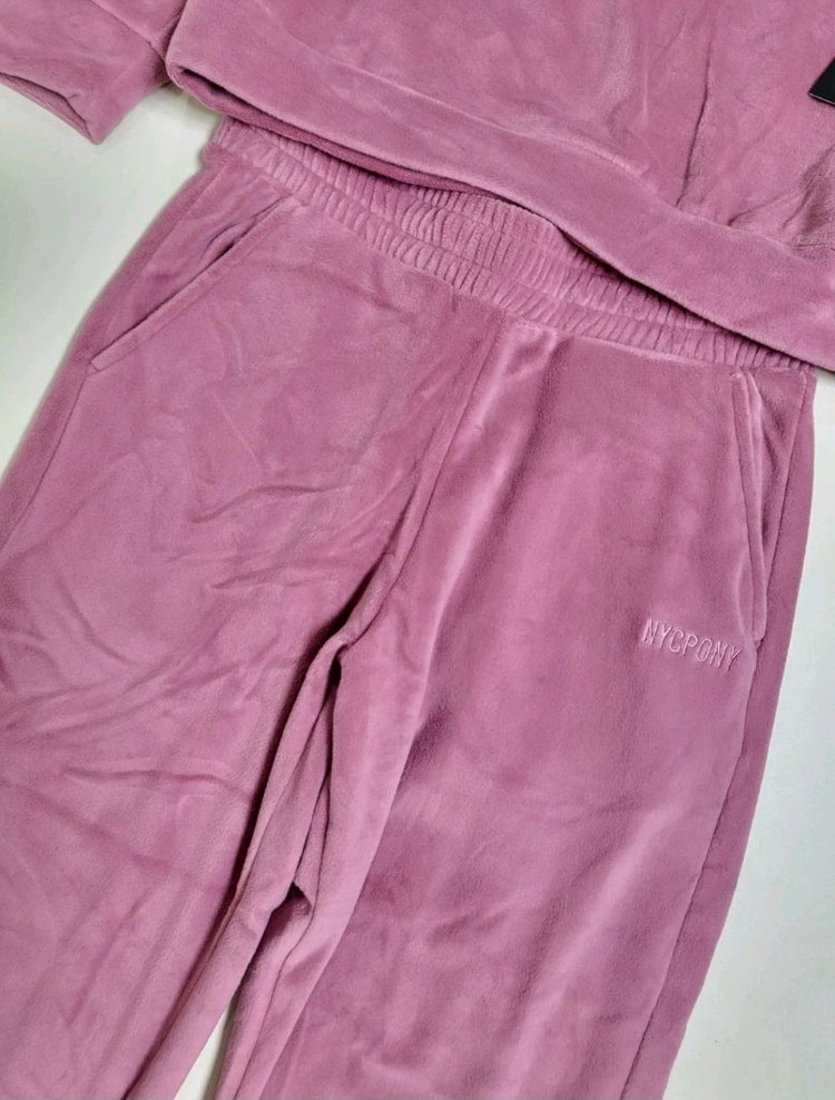 NYCPONY 블랙 벨로아 트레이닝복 새제품--6