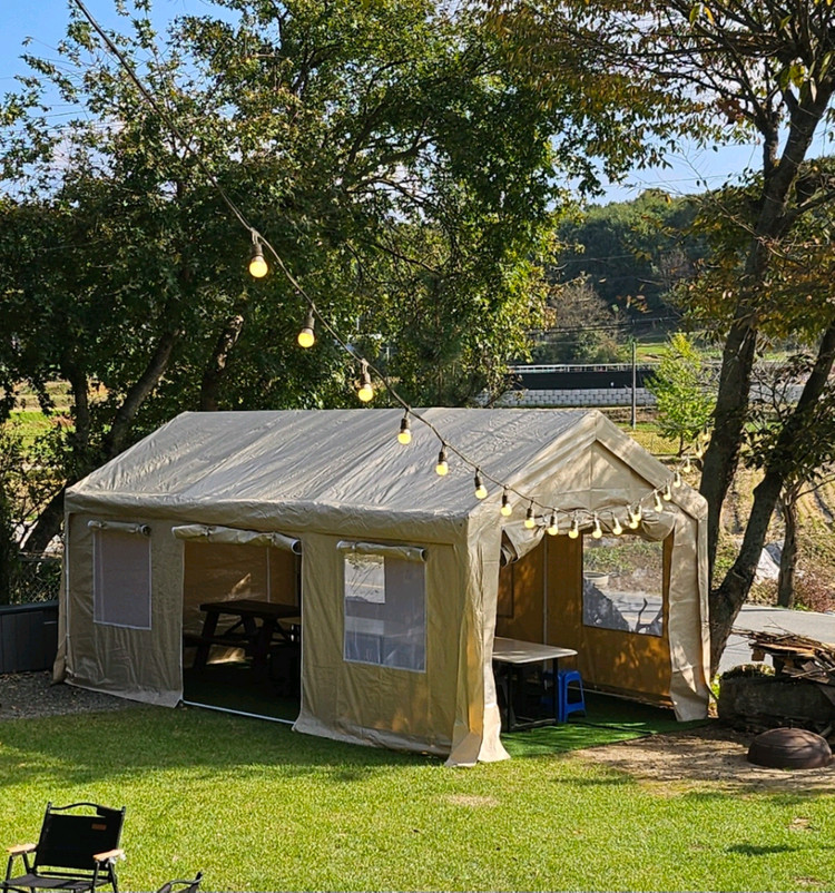 3x6 캐노피천막 동막 창고 차고 팔아요--0