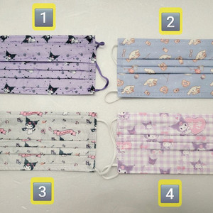 **쿠루미, 산리오 일본캐릭터 마스크(정품/새상품)**