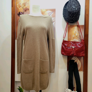 타임 TIME 니트 미니 원피스 이미지