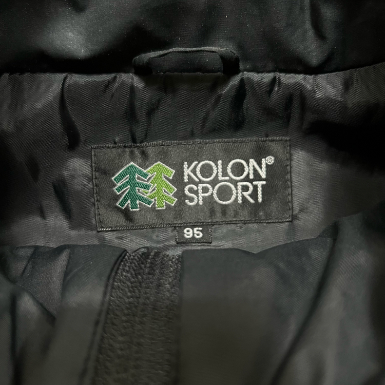 코오롱 스포츠 스탠드넥 포켓 바람막이 자켓 [네이비] M/95--3