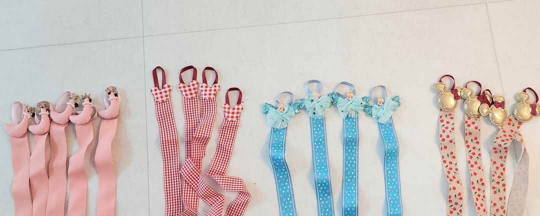 [새상품] 일괄할인 / 개별구매 가능 / 여아 유아 머리핀 악세서리 수납 정리 벽걸이 아이방인테리어--2