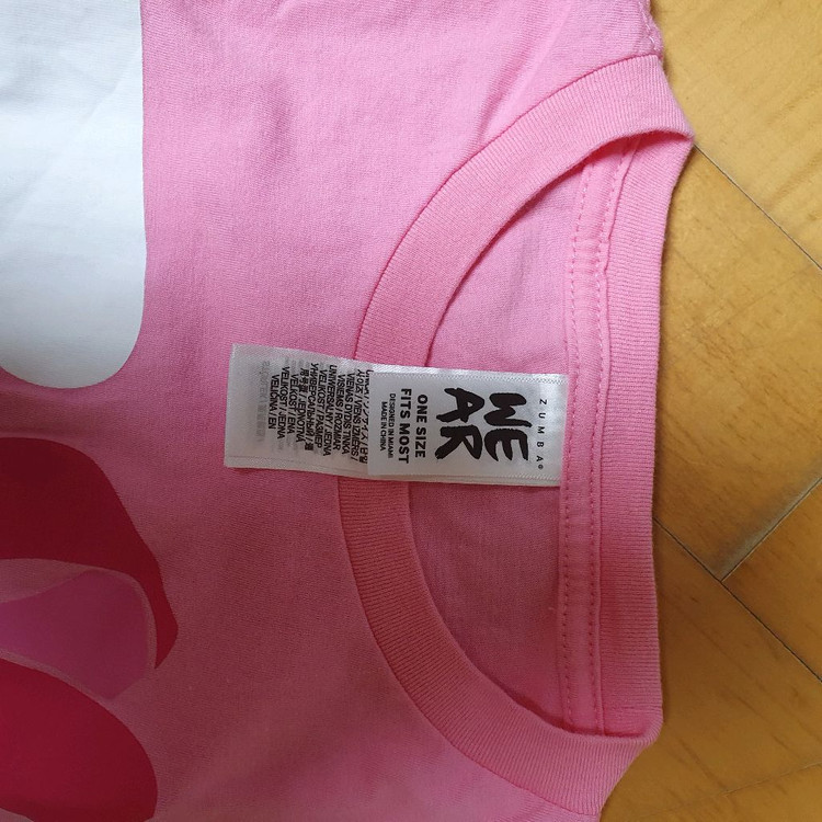 정품 줌바상의들 이미지