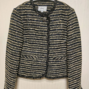 트위드자켓 요즘 검색량1위 여성자켓 믹스컬러 울자켓(새상품/44 55)