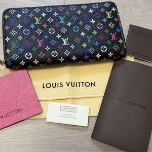 루이비통 멀티컬러 모노그램 장지갑
