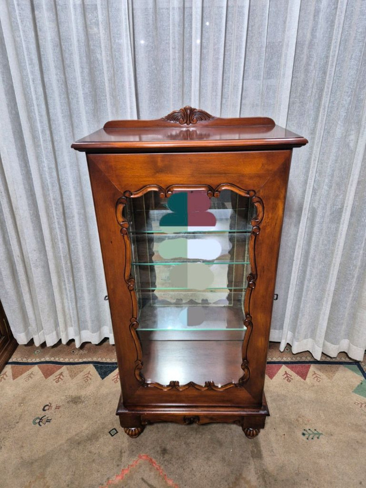 ITALY 엔틱 2D 원목 장식장/진열장--1