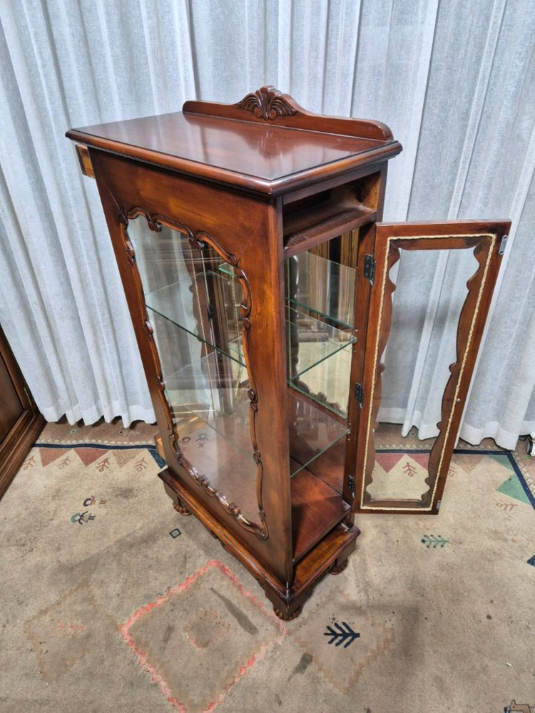 ITALY 엔틱 2D 원목 장식장/진열장--5