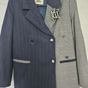 럭키슈에뜨 jdc 배색자켓