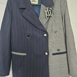 럭키슈에뜨 jdc 배색자켓