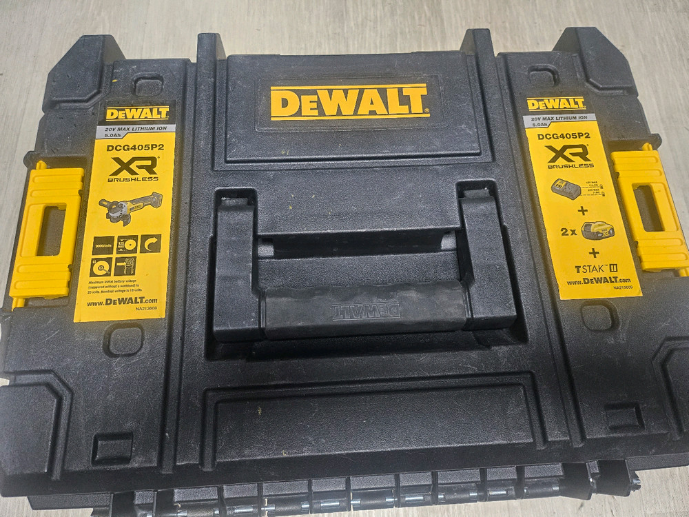 디월트 DCG418 60V MAX 브러쉬리스 충전 앵글 그라인더 세트--4