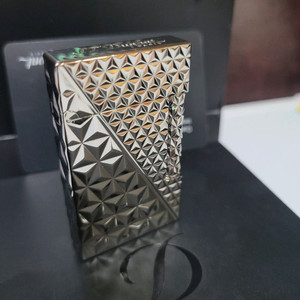 [새상품급] 듀퐁라이터 라인2 신형 ca16253 다이아몬드 헤드 팔라듐 백금 쌍불 듀퐁 라이타 이미지