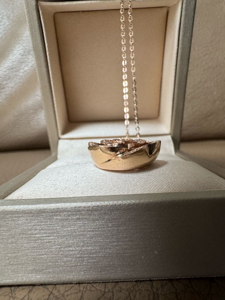 {금값사상최고]14k핑크골드 목걸이(2.5돈)존재감 굿--2