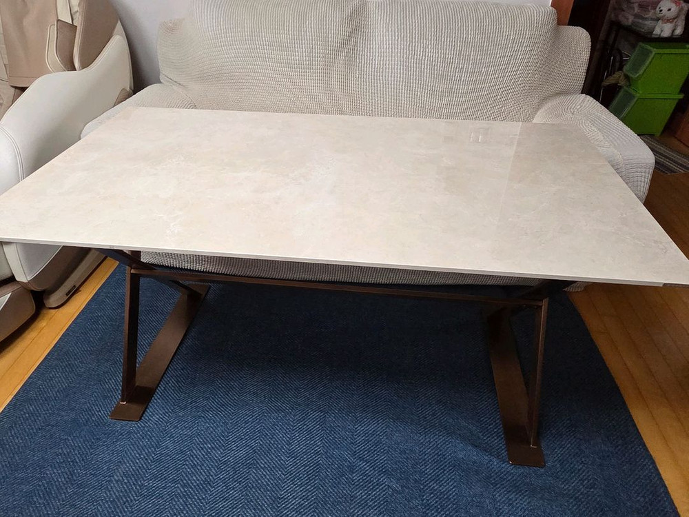 한샘 도무스 포셀린 세라믹 식탁 급매.. 이미지