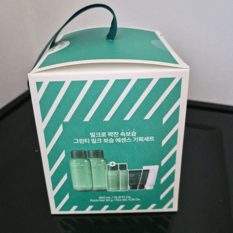 [무배]이니스프리 그린티 밀크에센스 더블 기획세트(정가 44,000원)--4