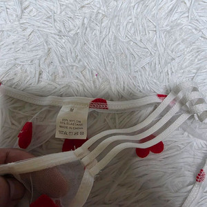 하트 패턴 삼각팬티 M사이즈