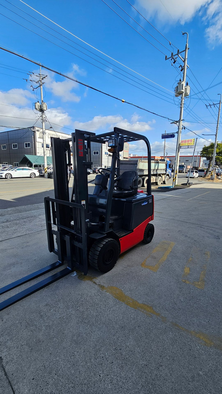 초특가 진단보증 배터리 2020년식 니찌유 신형 좌식 1.5톤 전동지게차 3m 600만--2