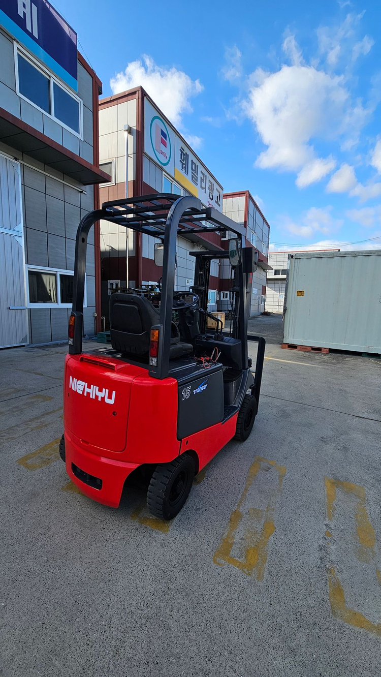 초특가 진단보증 배터리 2020년식 니찌유 신형 좌식 1.5톤 전동지게차 3m 600만--4