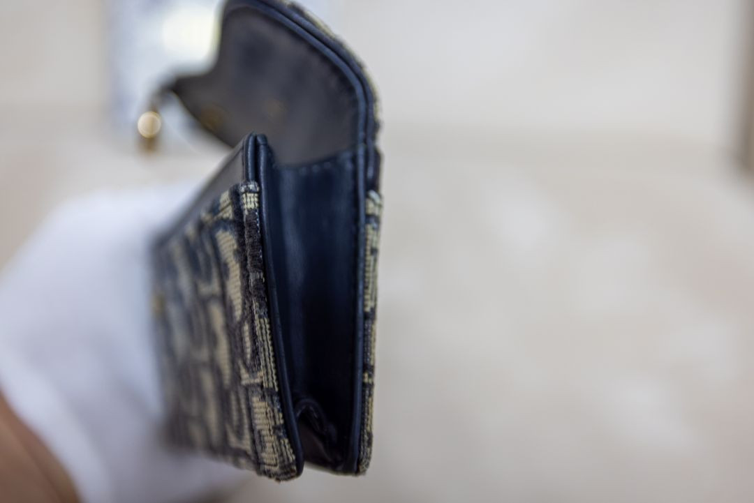 디올 오블리크 새들지갑 이미지