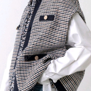 오르 orr 프리미엄 트위드 베스트 스몰