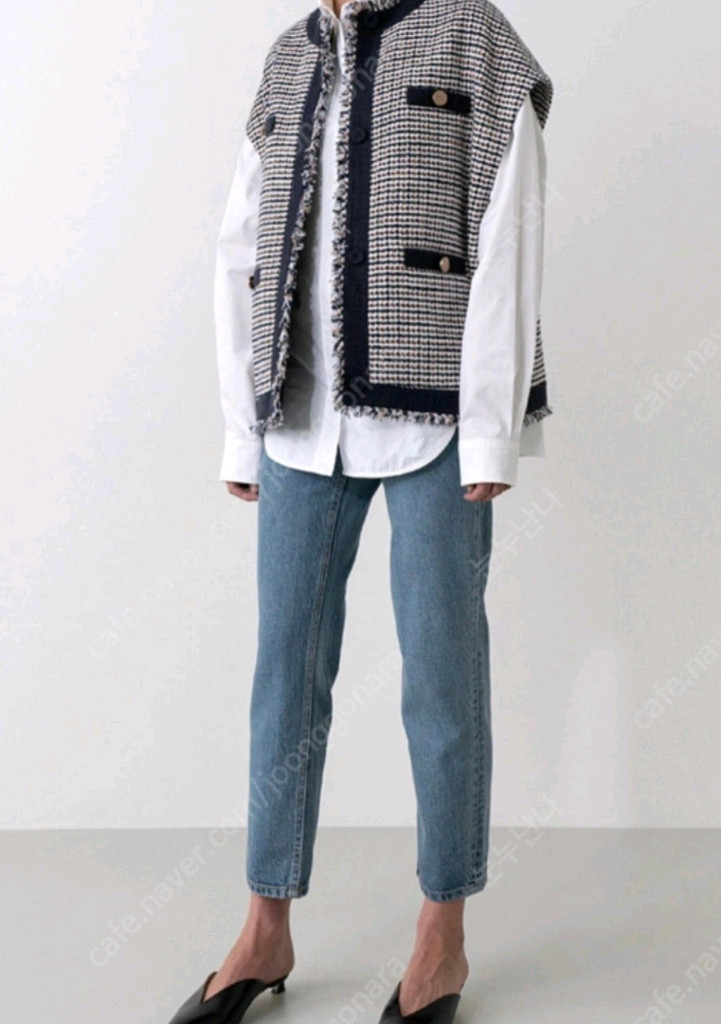 오르 orr 프리미엄 트위드 베스트 스몰--1